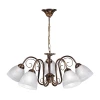 S9117-5 Люстра подвесная Day&Night, 5 плафонов, коричневый с золотом и белым