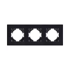 AT3BK Рамка 3-постовая черный Kollinger Aspekt AT3BK
