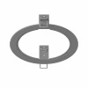 217919 Рамка для одного встраиваемого светильника Lightstar Intero, круг, серый