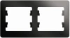 GSL000702 Рамка на 2 поста (антрацит) Systeme Electric Glossa GSL000702