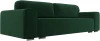 121012 Диван прямой Лига-029 (Зеленый/Велюр) Лига Диванов арт.121012