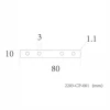 2203-CP-001 Планка соединительная Favourite Practica 2203-CP-001