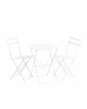 УТ000036324 Комплект стола и двух стульев Stool Group Бистро белый УТ000036324
