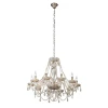 V5087/10 Подвесная люстра Vitaluce V5087/10 (220V, хрусталь, на цепи, свеча)