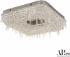 SH504.2.50.B.Ni.4000 Потолочная люстра светодиодная APL LED Sicilia SH504.2.50.B.Ni.4000 (220V, хрусталь)