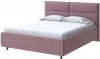 2014031 PROxSON Кровать Pado без основания (Ткань: Велюр Gratta 6 Ягодный мусс) 180x190