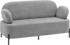 УТ000040022 Диван-кровать Stool Group прямой Барнаби велюр светло-серый арт.УТ000040006
