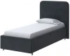 2024760 PROxSON Кровать Олаф (Ткань: Велюр Teddy Древесный уголь) 80x200