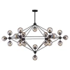 LSP-8166 Потолочная большая люстра Lussole Loft Hartwell LSP-8166 (220V, шарики, молекулы, IP21)