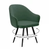 00-00079924 Стул DikLine 439 поворотный, TW14 зеленый, ножки черные арт.00-00079924