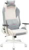 EPIC PRO LBLUE Кресло игровое Zombie EPIC PRO Fabric белый/серо-голубой с подголов. крестовина пластик пластик белый