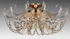 IMPERIA PL6 GOLD/AMBER Потолочная люстра Crystal Lux IMPERIA PL6 GOLD/AMBER