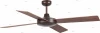 33351FAR Вентилятор потолочный с пультом управления Faro Mallorca, 4 лопасти, коричневый, махагон с дубом