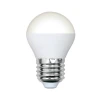 LED-G45-6W/4000K/E27/FR/DIM/SLS Лампа светодиодная, диммируемая, форма "шар", матовая, белый свет 4000K Volpe OPTIMA DIM LED-G45-6W/4000K/E27/FR/DIM/SLS