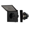 054091 Механизм розетки влагозащищённый SCT-TENDO-MCP-PL-BK (230V, 16A) (Arlight, Черный) 054091