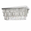 MARTINEZ PL6 CROMO Потолочная люстра хрустальная каскадная хром Ideal Lux MARTINEZ PL6 CROMO
