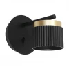 WSL-GX53/W19BG Настенный светильник Wolta WSL-GX53/W19BG под лампу GX53 Черный / Золотой MUSE