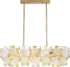SL6240.203.08 Подвесная люстра на штанге ST Luce Tender SL6240.203.08 золотистый/Прозрачный, январный E14 8*60W TENDER (220V, цветы)