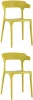 УТ000037288 Стул Neo пластик горчичный 2 шт. Stool Group (арт.УТ000037288)