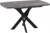 101937 Стол Мебвилл Эдж, 130 Дымчатая керамика/Чёрный