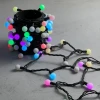 BB100-2-2RGB Гирлянда «Шарики» 10м RGB 220B, 100 LED, провод черный каучук, IP65 Laitcom BB100-2-2RGB