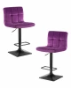 LM-5018-N_B-M_V-MJ9-58 Набор 2 шт стул барный DOBRIN DOMINIC (фиолет велюр (MJ9-58))