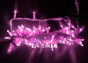 RL-S10C-24V-CW/P Гирлянда светодиодная розовая постоянного свечения 24B, 100 LED, провод белый, IP65 RL-S10C-24V-CW/P Rich LED