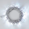 ECO100-5-1W Гирлянда Нить 10м белая 24В, 100 LED, провод серый каучук 2,3мм, IP65 Laitcom ECO100-5-1W