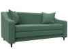 129654 Диван прямой Лига-071 (ЛДСП,Брус,Фанера/Дерево/Рогожка/Зеленый) Лига Диванов 129654