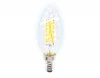 202126 Лампочка светодиодная филаментная свеча прозрачная E14 6W 6400K Ambrella Filament 202126