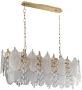 5049/14 Подвесная люстра Odeon Light Tears 5049/14 золото/прозрачный/металл/хрусталь/стекло E14 14*40W