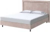 2025061 PROxSON Кровать London Boxspring Standart (Ткань: Велюр Лофти Мокко) 180x200