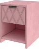 2028073 PROxSON Тумба Side (Ткань: Велюр Casa Жемчужно-розовый) 44x45