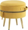УТ000025566 Пуф велюр охра Stool Group УТ000025566