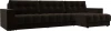 128298 Диван угловой с декором Лига-049 НПБ Лонг Лига Диванов (Велюр) арт.128298