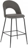 084361 Полубарный стул Mahalia темно-серый La Forma (ex Julia Grup) арт.084361