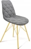 6157256802 Стул SHT-ST29-С20/S37 серый туман/золото Sheffilton 6157256802
