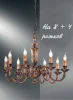 1580/8+4 Подвесная люстра Nervilamp 1580 1580/8+4 (220V, на цепи, подсвечник, свеча)