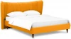 574742 Кровать Queen II Agata L ОГОГО (арт.574742), (Ткань/Желтый)