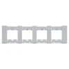 AA4802M4AS Рамка 4-ая серый матовый Meiton AA4802M4AS