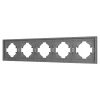 053853 Рамка пластиковая FRM-TENDO-PL-5-GR (Arlight, Графитовый) 053853