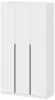 593699 Шкаф Woodville Даиго трехстворчатый белый текстурный арт.593699