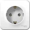 BLNRA010111 Розетка накладная с заземлением (белый) Systeme Electric Blanca BLNRA010111