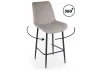 632607 Барный стул Седа 360 латте (zd 290) / черный np 632607