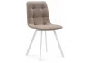 474480 Стул на металлокаркасе Чилли латте / белый