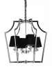 LDP 1249-4 CHR+BK Подвесная люстра Lumina Deco Montero LDP 1249-4 CHR+BK