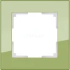 WL01-Frame-01 Рамка на 1 пост Werkel Favorit, фисташковый