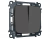 MO903050 Комплект механизма 2-кл выключателя с самовозвратом Ambrella Volt OMEGA MO903050 Графит Мягкое касание QUANT (OP9030, VM129)