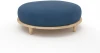 221191 Пуф Arsko Сканди 4 синий велюр