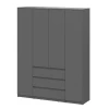 00-00144777 Шкаф Арника для одежды и белья 4х дверный Денвер, графит